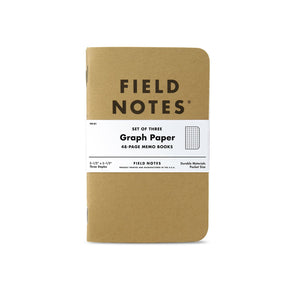 Field Notes Original Kraft 3-Pack - Graph