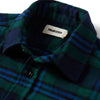 Taylor Stitch Crater LS Shirt in Evergreen Check